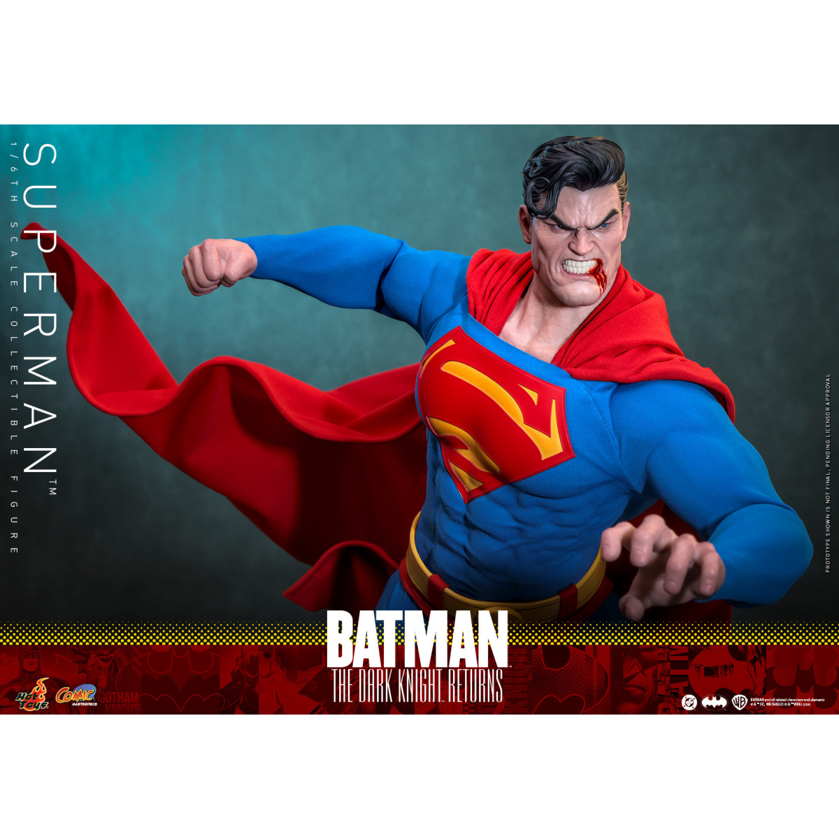 Hot Toys - Superman - Batman: El Caballero Oscuro Regresa Cómic Masterpiece 1/6