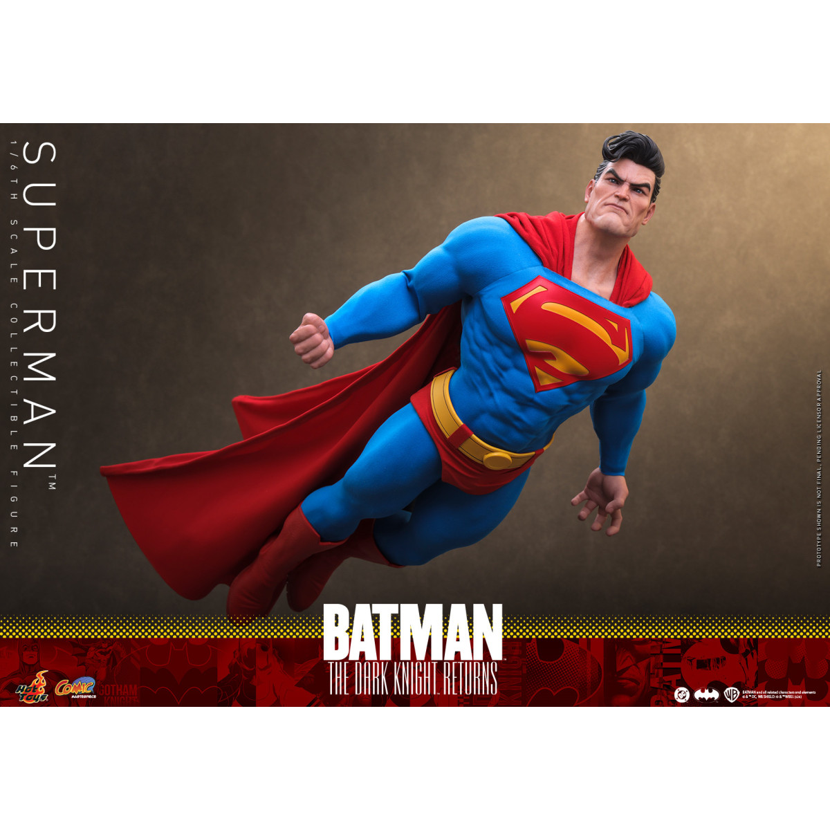 Hot Toys - Superman - Batman: El Caballero Oscuro Regresa Cómic Masterpiece 1/6