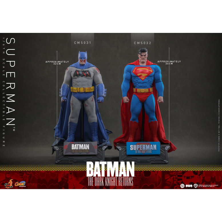 Hot Toys - Superman - Batman: El Caballero Oscuro Regresa Cómic Masterpiece 1/6