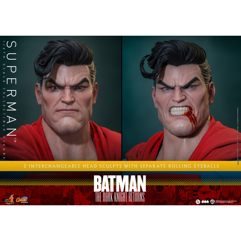 Hot Toys - Superman - Batman: El Caballero Oscuro Regresa Cómic Masterpiece 1/6