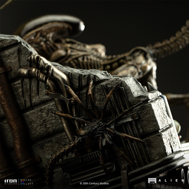 Iron Studios Ellen Ripley y el perro Alien - Arte Escala 1/10 - Alien 3