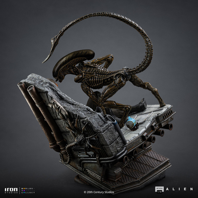 Iron Studios Ellen Ripley y el perro Alien - Arte Escala 1/10 - Alien 3