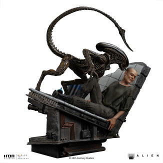 Iron Studios Ellen Ripley y el perro Alien - Arte Escala 1/10 - Alien 3