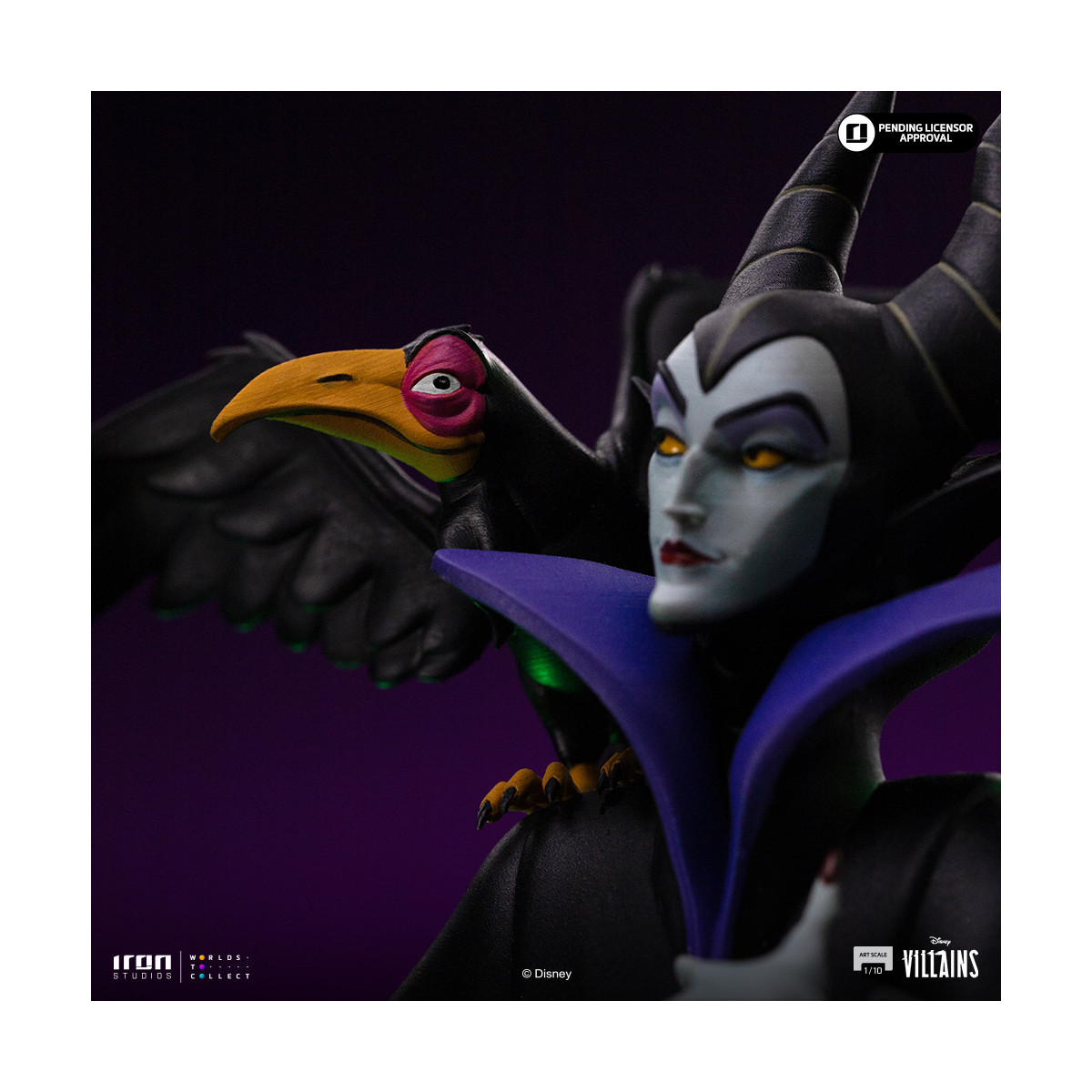 Iron Studios - Disney Villanos Maleficent Art Escala 1/10 - Malefic - La bella durmiente