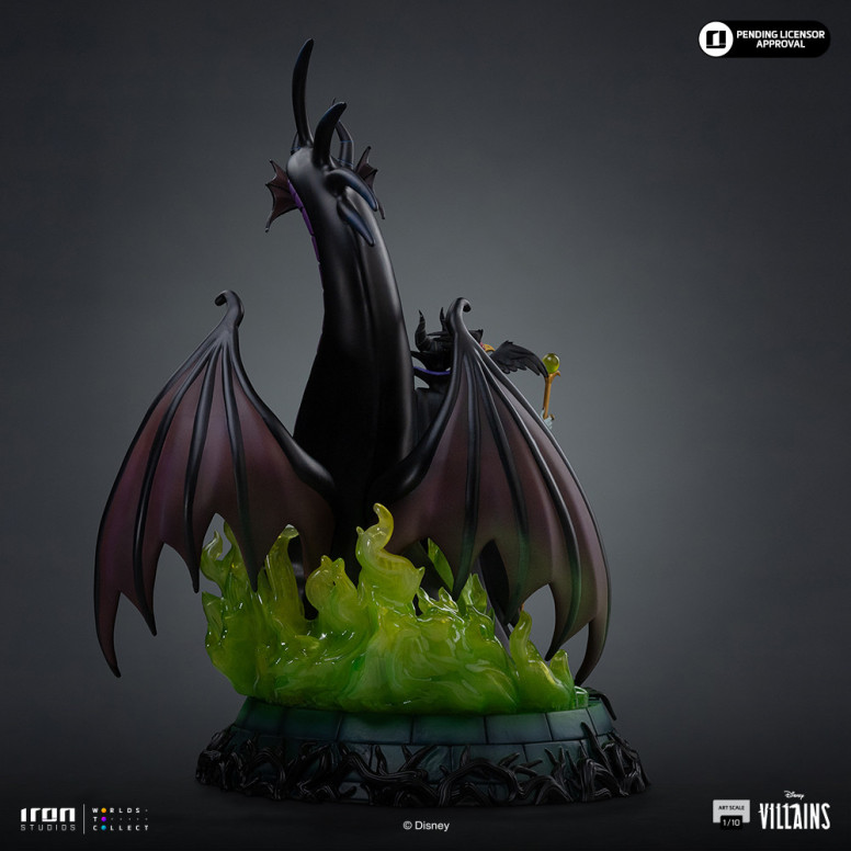 Iron Studios - Disney Villanos Maleficent Art Escala 1/10 - Malefic - La bella durmiente