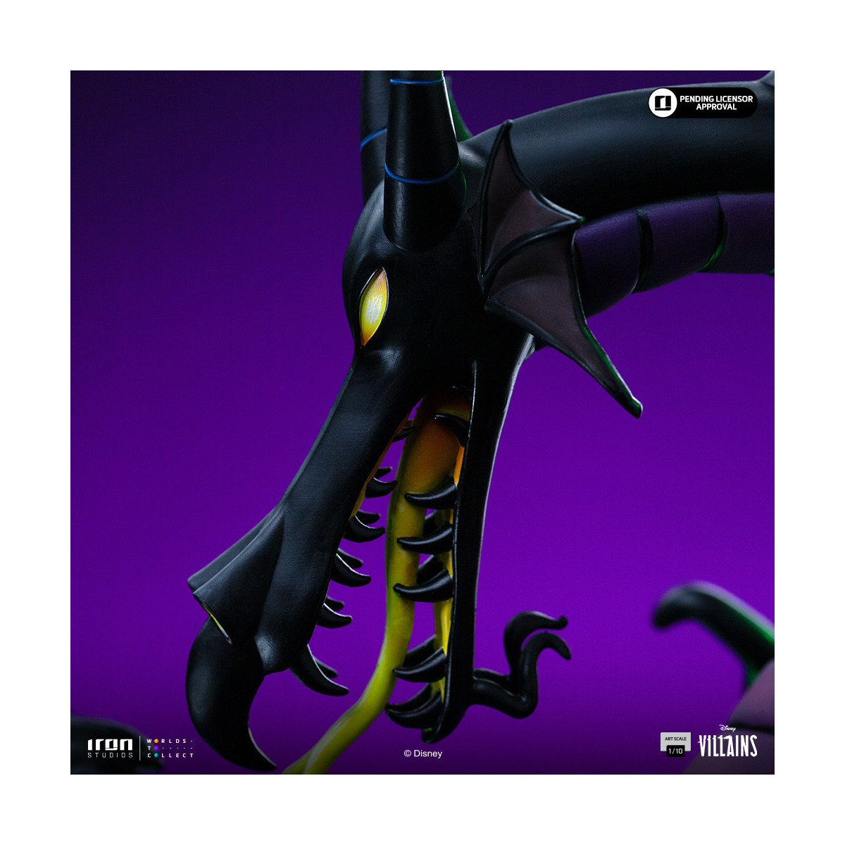 Iron Studios - Disney Villanos Maleficent Art Escala 1/10 - Malefic - La bella durmiente