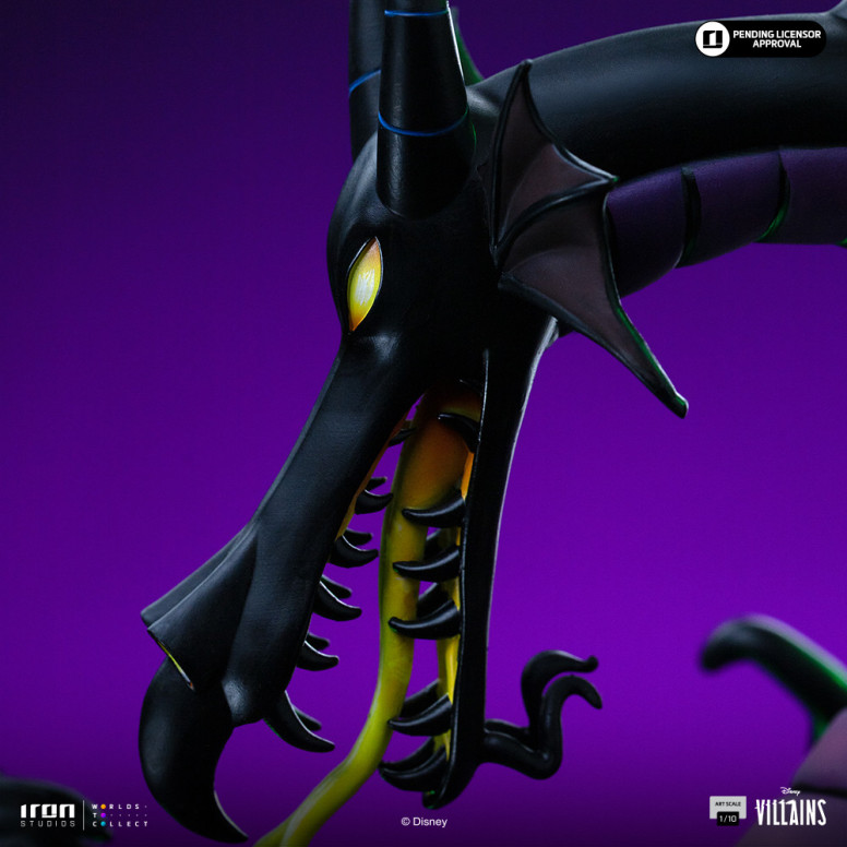 Iron Studios - Disney Villanos Maleficent Art Escala 1/10 - Malefic - La bella durmiente