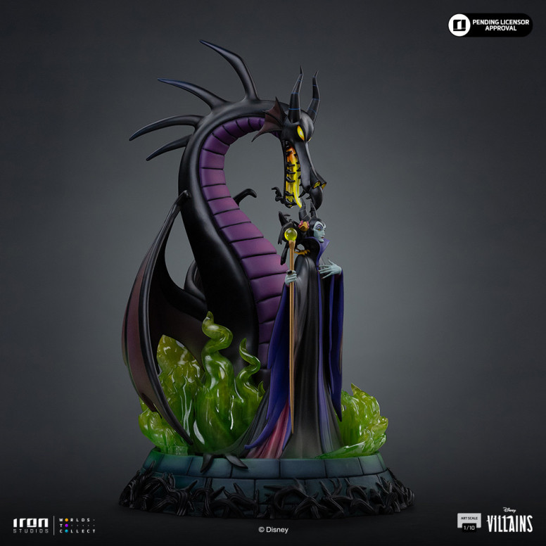 Iron Studios - Disney Villanos Maleficent Art Escala 1/10 - Malefic - La bella durmiente