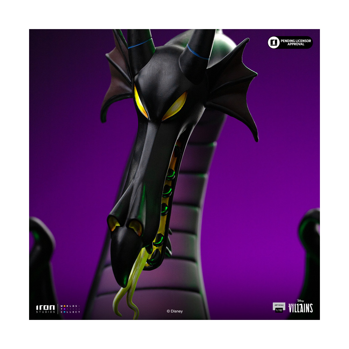Iron Studios - Disney Villanos Maleficent Art Escala 1/10 - Malefic - La bella durmiente