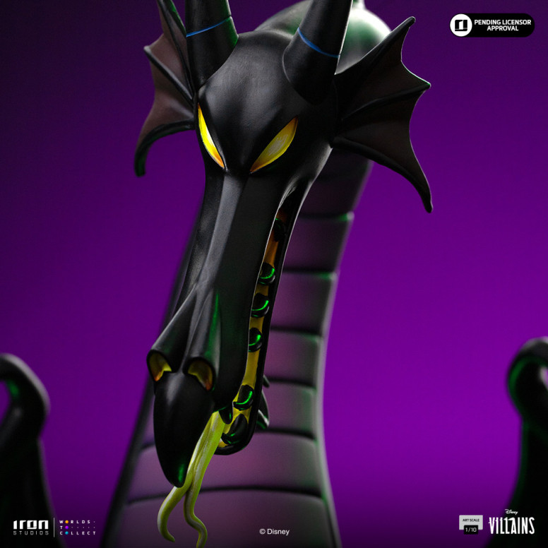 Iron Studios - Disney Villanos Maleficent Art Escala 1/10 - Malefic - La bella durmiente