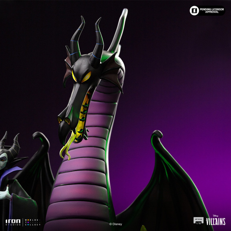 Iron Studios - Disney Villanos Maleficent Art Escala 1/10 - Malefic - La bella durmiente