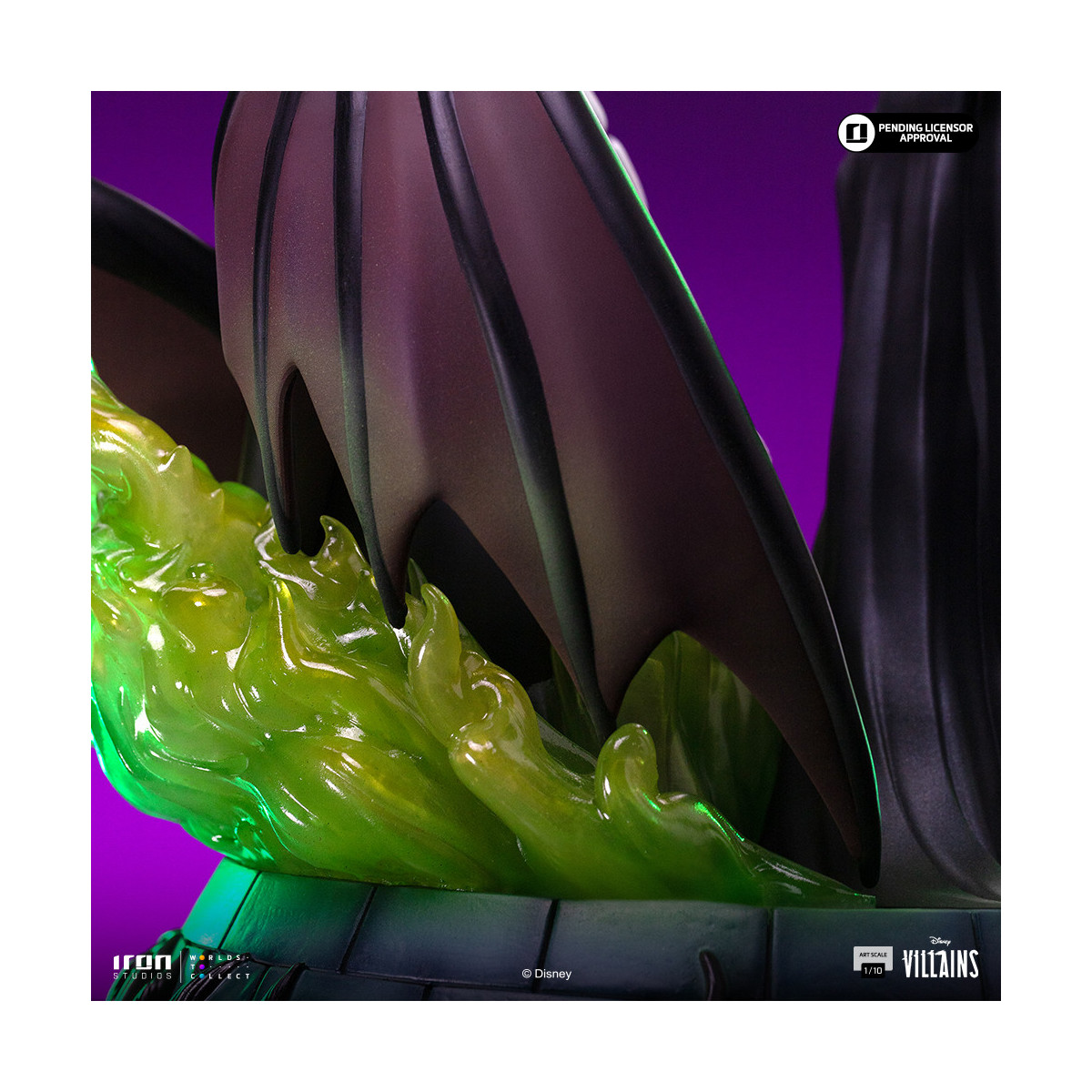 Iron Studios - Disney Villanos Maleficent Art Escala 1/10 - Malefic - La bella durmiente