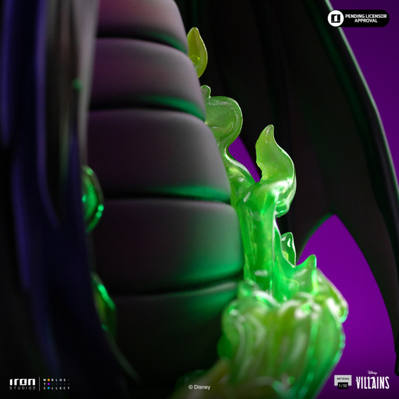 Iron Studios - Disney Villanos Maleficent Art Escala 1/10 - Malefic - La bella durmiente