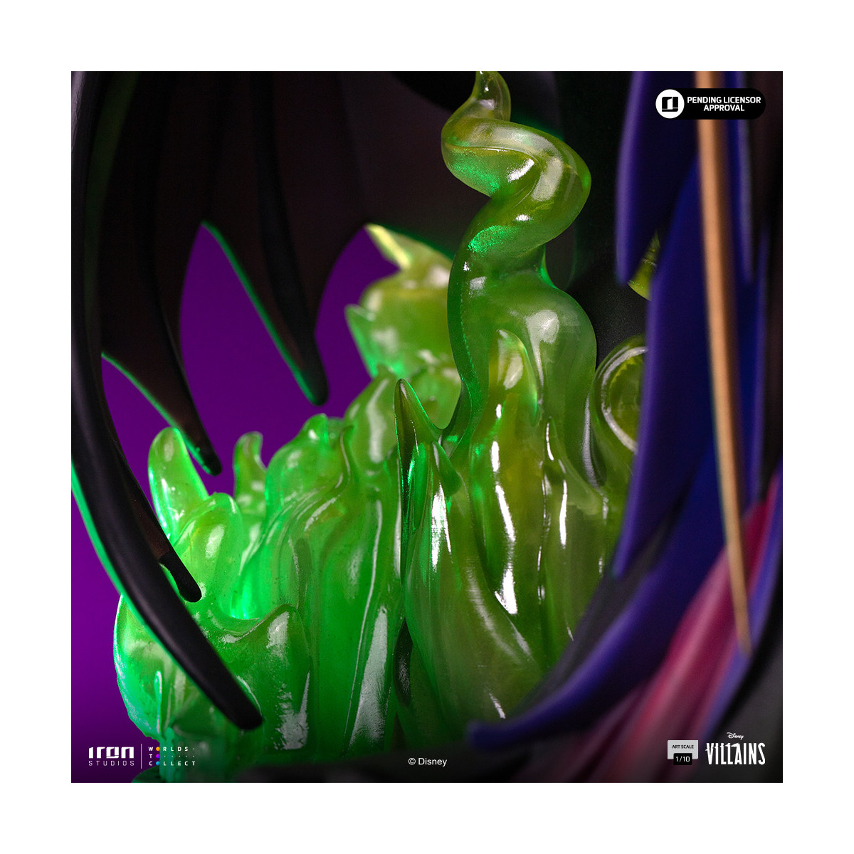 Iron Studios - Disney Villanos Maleficent Art Escala 1/10 - Malefic - La bella durmiente