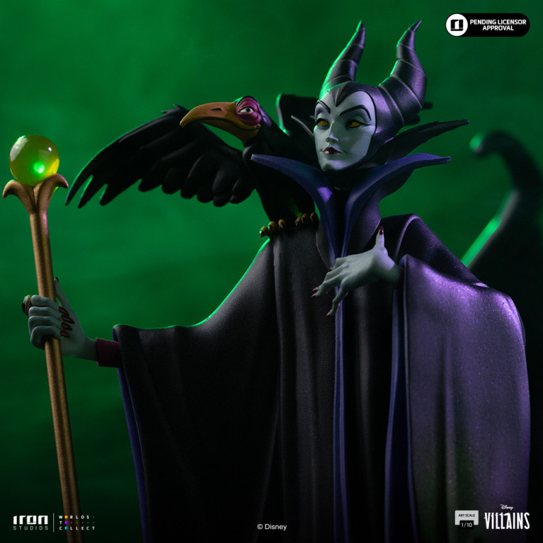 Iron Studios - Disney Villanos Maleficent Art Escala 1/10 - Malefic - La bella durmiente