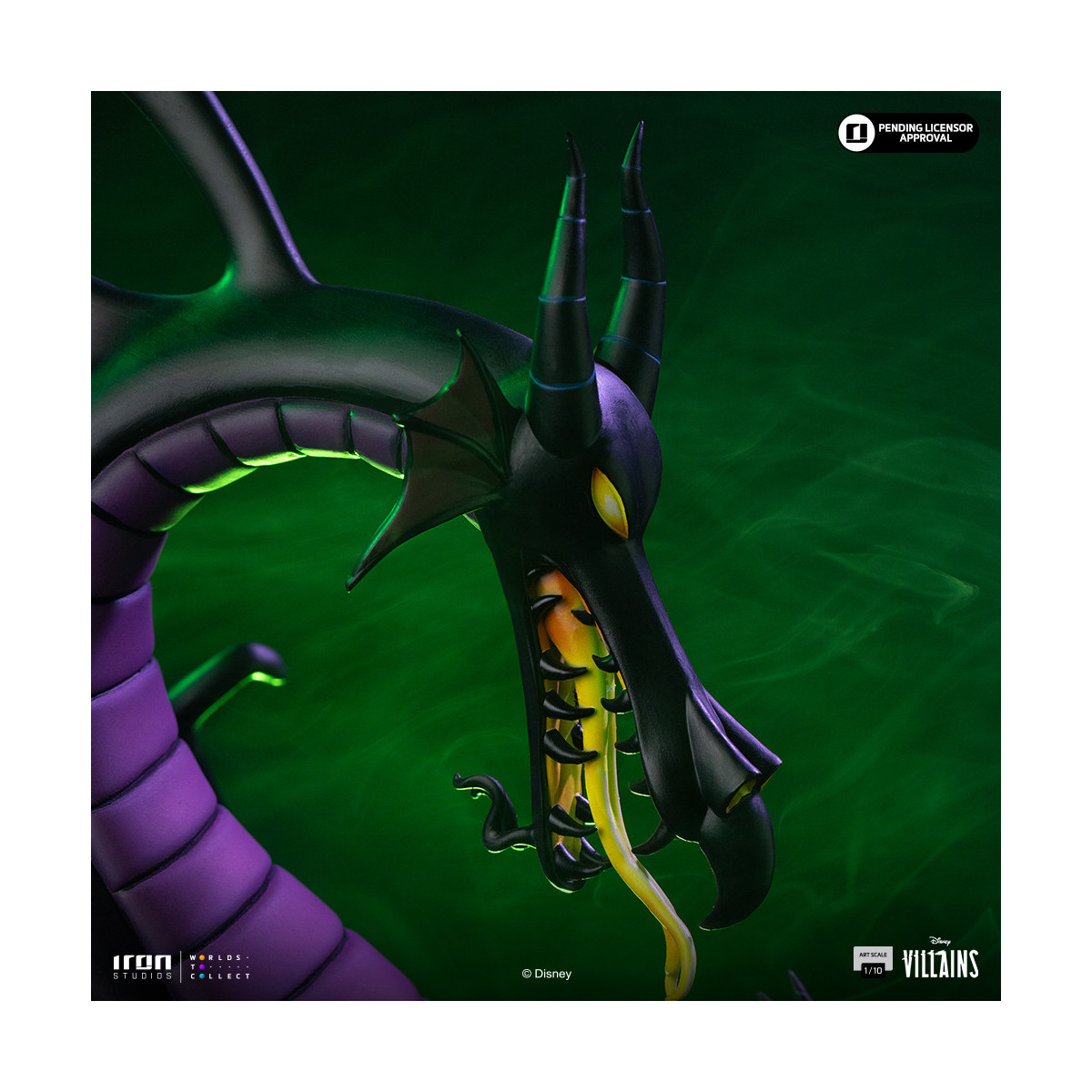 Iron Studios - Disney Villanos Maleficent Art Escala 1/10 - Malefic - La bella durmiente