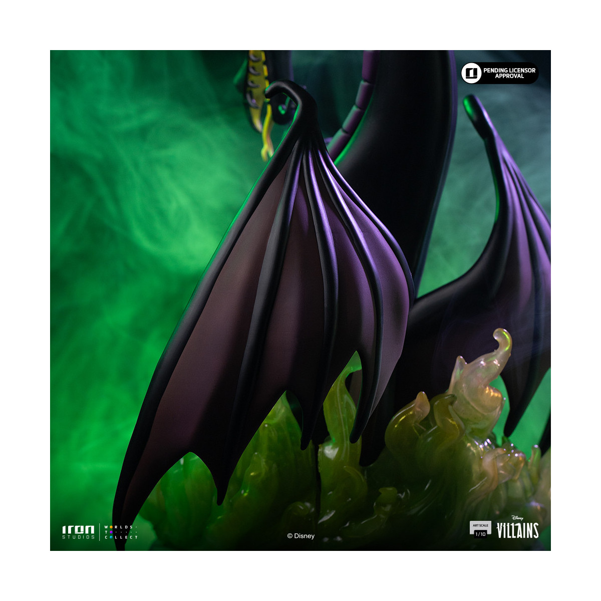 Iron Studios - Disney Villanos Maleficent Art Escala 1/10 - Malefic - La bella durmiente