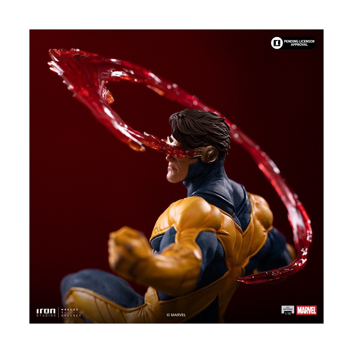 Iron Studios Marvel - Cíclope Deluxe Art Escala 1/10 - Guantelete del Infinito Diorama