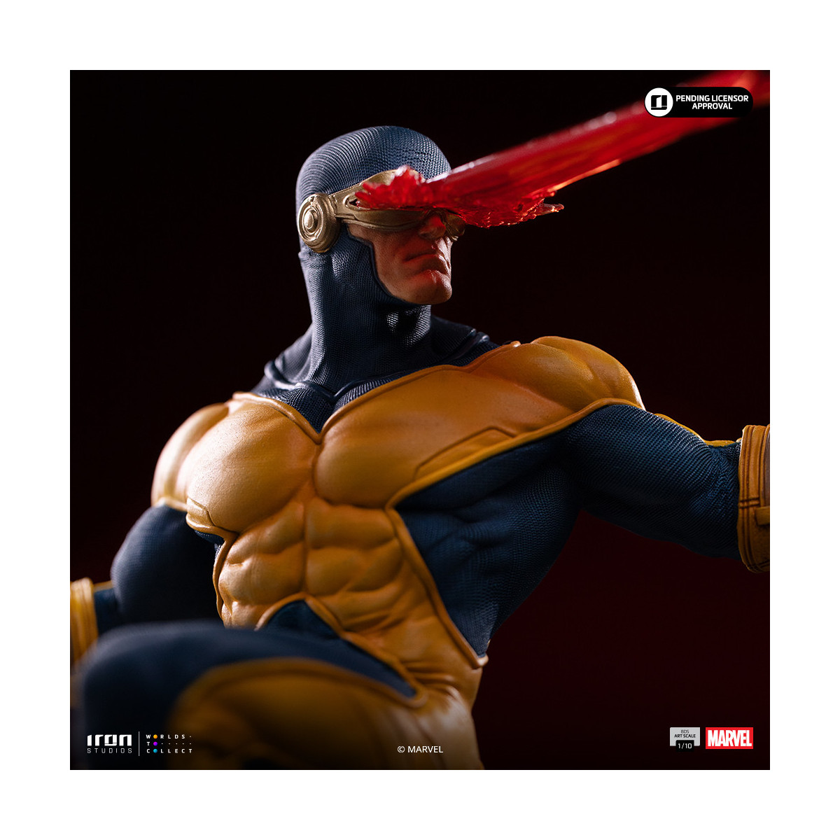 Iron Studios Marvel - Cíclope Deluxe Art Escala 1/10 - Guantelete del Infinito Diorama