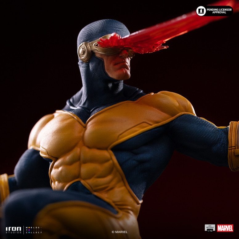 Iron Studios Marvel - Cíclope Deluxe Art Escala 1/10 - Guantelete del Infinito Diorama
