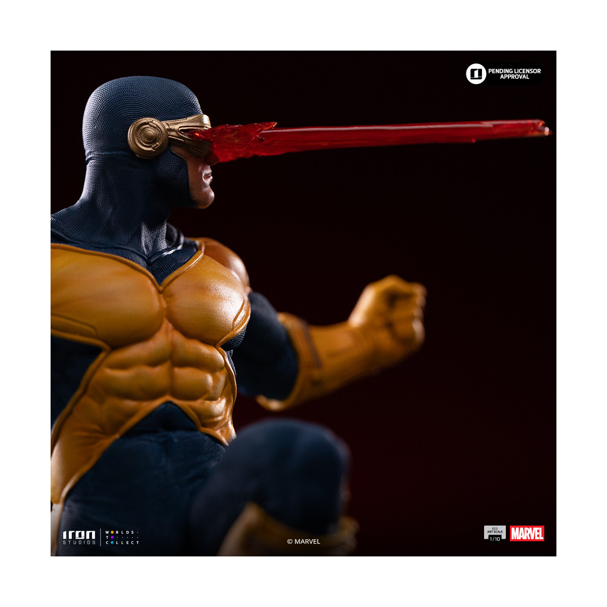 Iron Studios Marvel - Cíclope Deluxe Art Escala 1/10 - Guantelete del Infinito Diorama