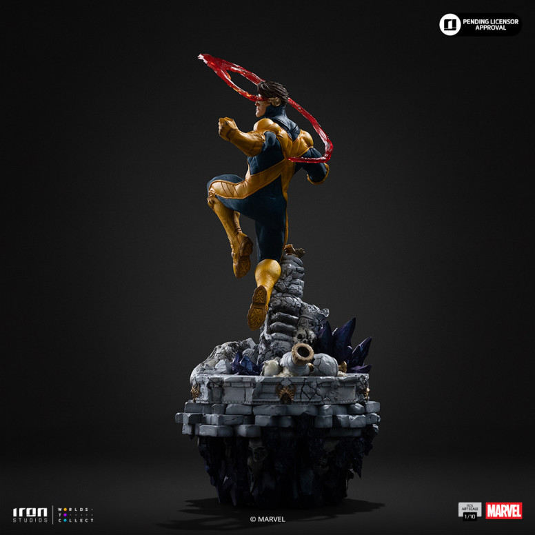 Iron Studios Marvel - Cíclope Deluxe Art Escala 1/10 - Guantelete del Infinito Diorama