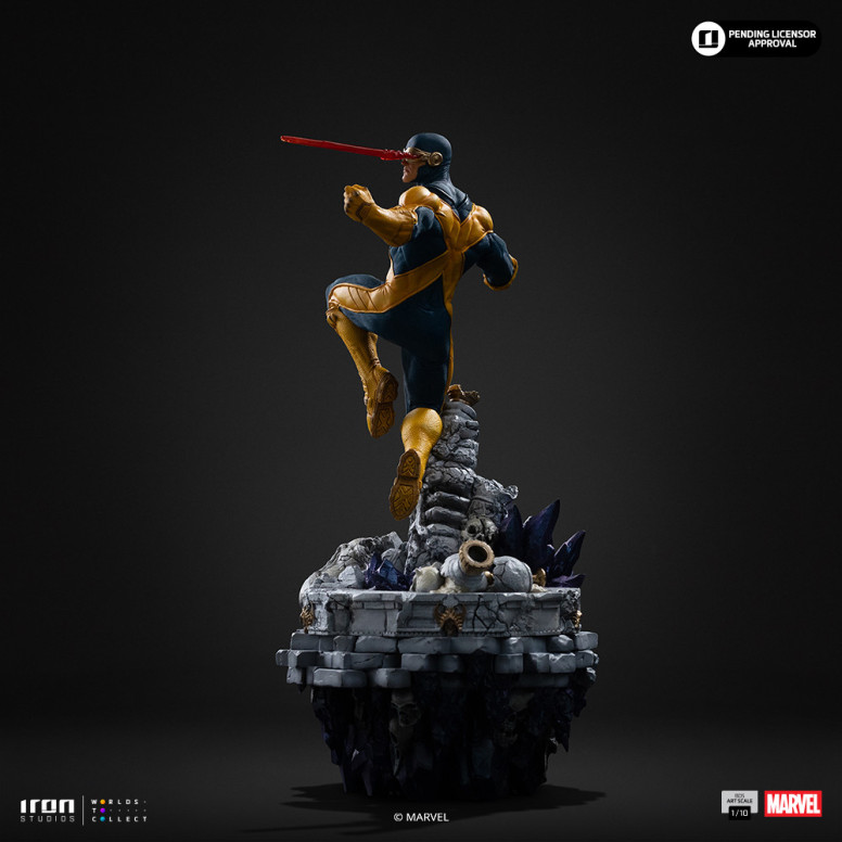 Iron Studios Marvel - Cíclope Deluxe Art Escala 1/10 - Guantelete del Infinito Diorama