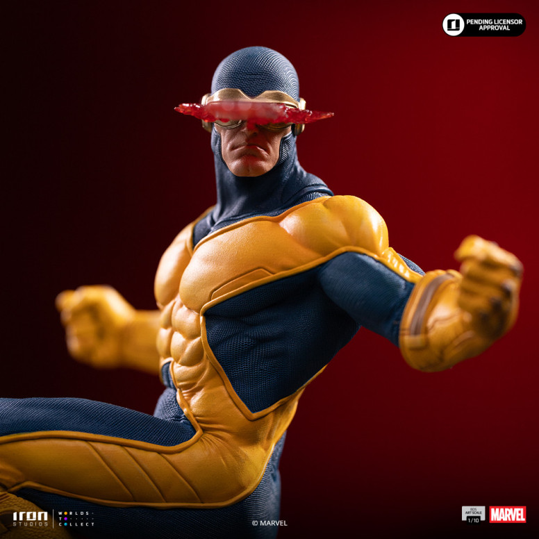 Iron Studios Marvel - Cíclope Deluxe Art Escala 1/10 - Guantelete del Infinito Diorama