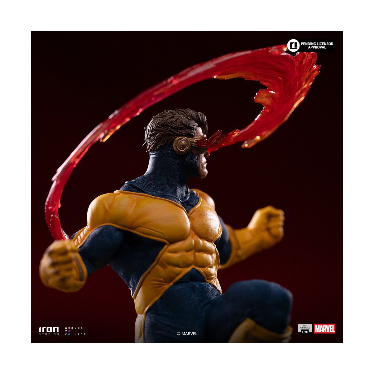 Iron Studios Marvel - Cíclope Deluxe Art Escala 1/10 - Guantelete del Infinito Diorama