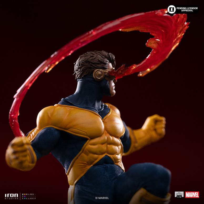 Iron Studios Marvel - Cíclope Deluxe Art Escala 1/10 - Guantelete del Infinito Diorama