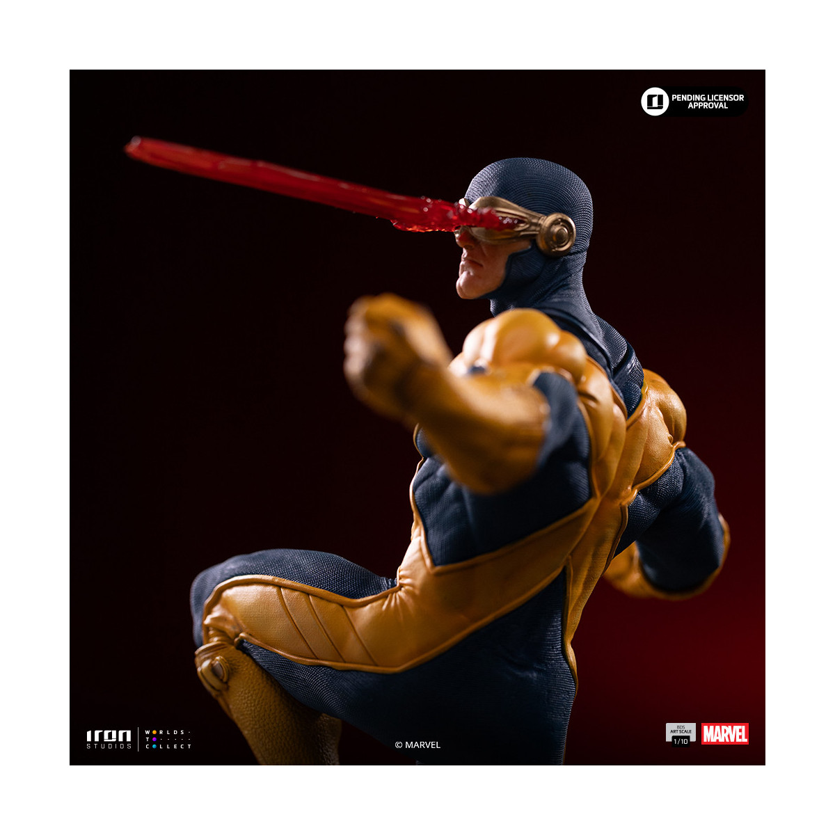Iron Studios Marvel - Cíclope Deluxe Art Escala 1/10 - Guantelete del Infinito Diorama