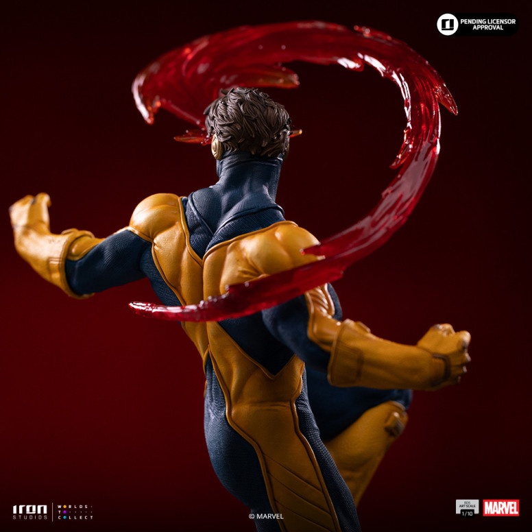 Iron Studios Marvel - Cíclope Deluxe Art Escala 1/10 - Guantelete del Infinito Diorama
