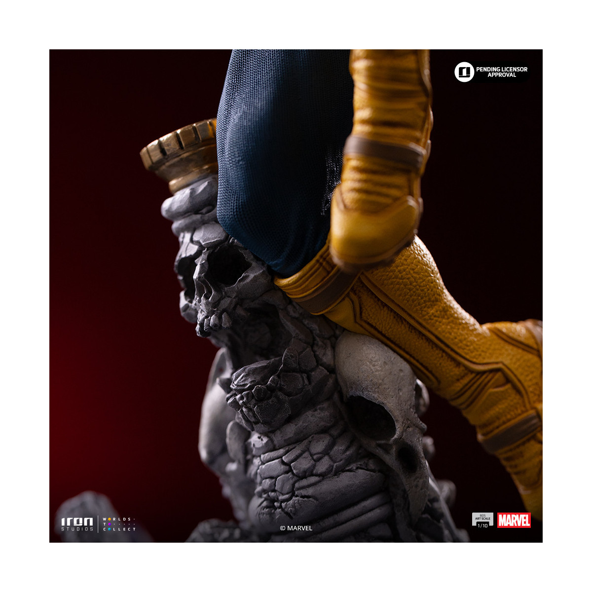 Iron Studios Marvel - Cíclope Deluxe Art Escala 1/10 - Guantelete del Infinito Diorama