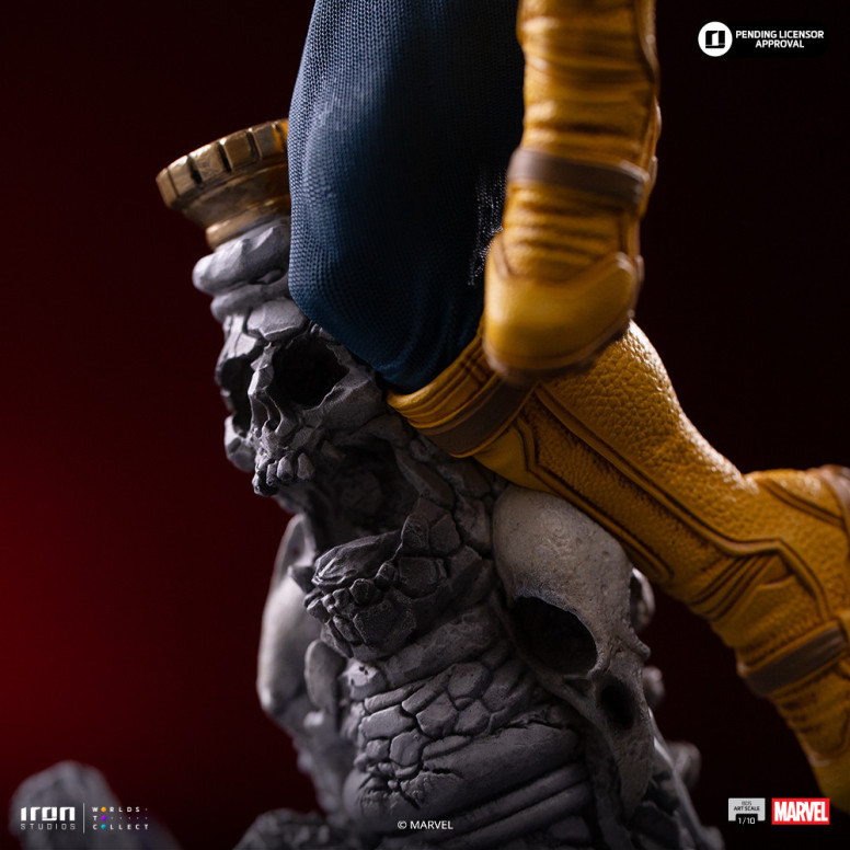 Iron Studios Marvel - Cíclope Deluxe Art Escala 1/10 - Guantelete del Infinito Diorama