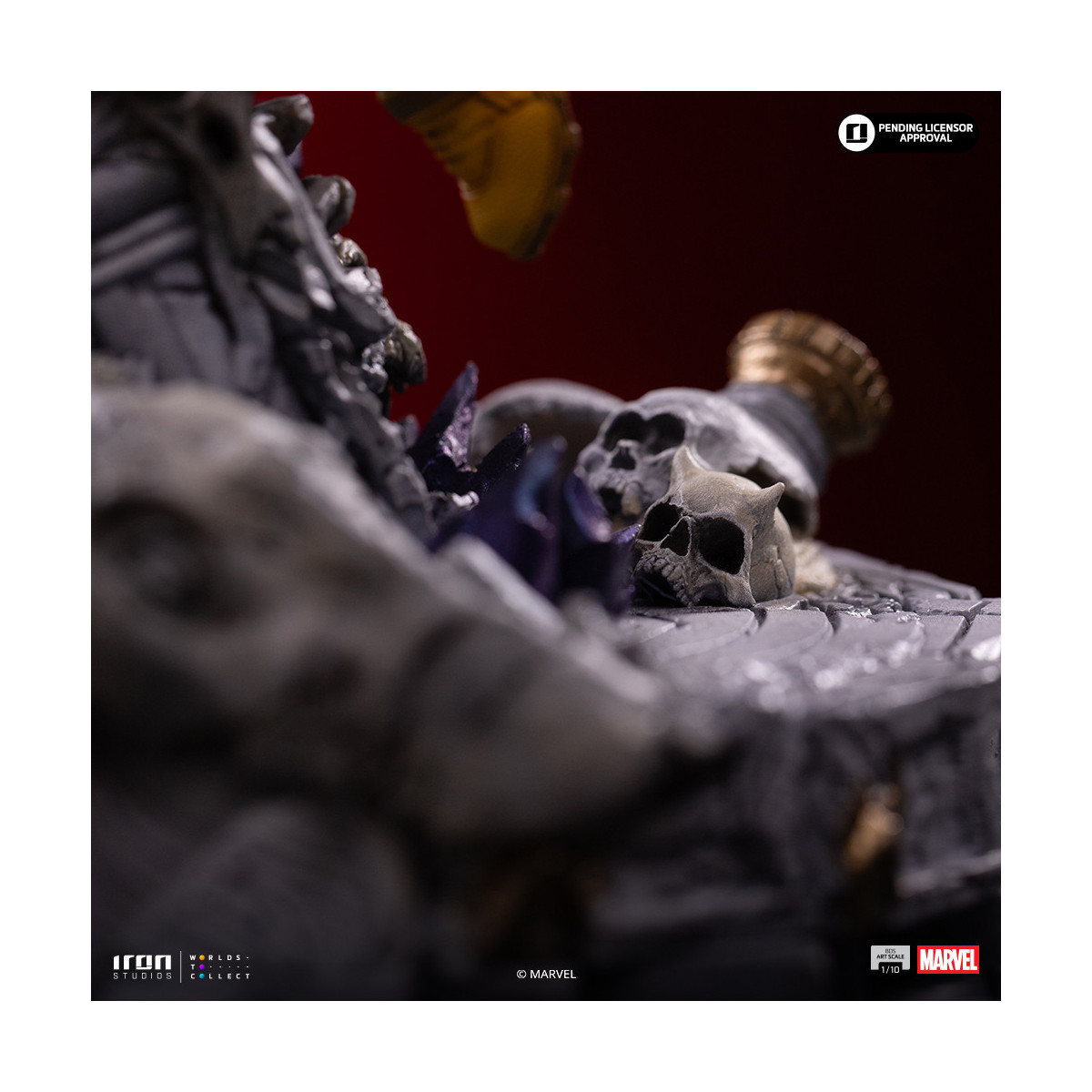 Iron Studios Marvel - Cíclope Deluxe Art Escala 1/10 - Guantelete del Infinito Diorama
