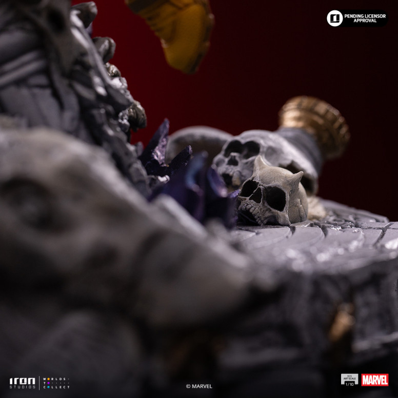 Iron Studios Marvel - Cíclope Deluxe Art Escala 1/10 - Guantelete del Infinito Diorama