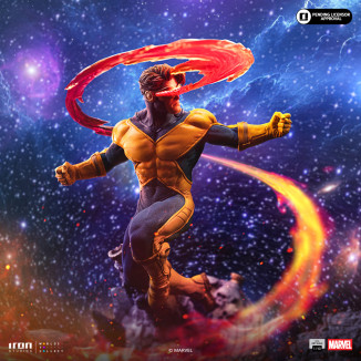 Iron Studios Marvel - Cíclope Deluxe Art Escala 1/10 - Guantelete del Infinito Diorama