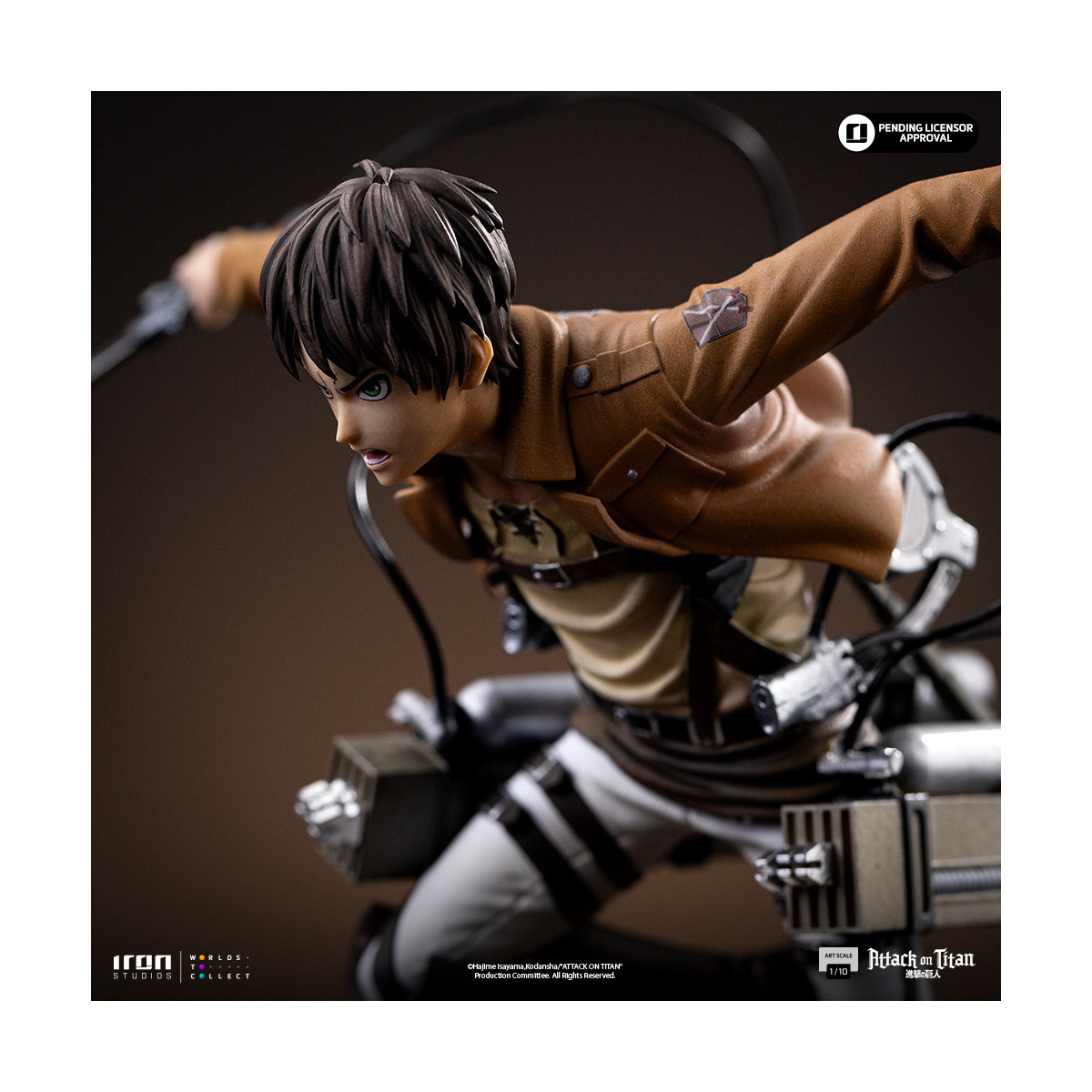 Iron Studios - Attack on Titan - Eren Yeager Art Scale 1/10 - elAtaque a los Titanes
