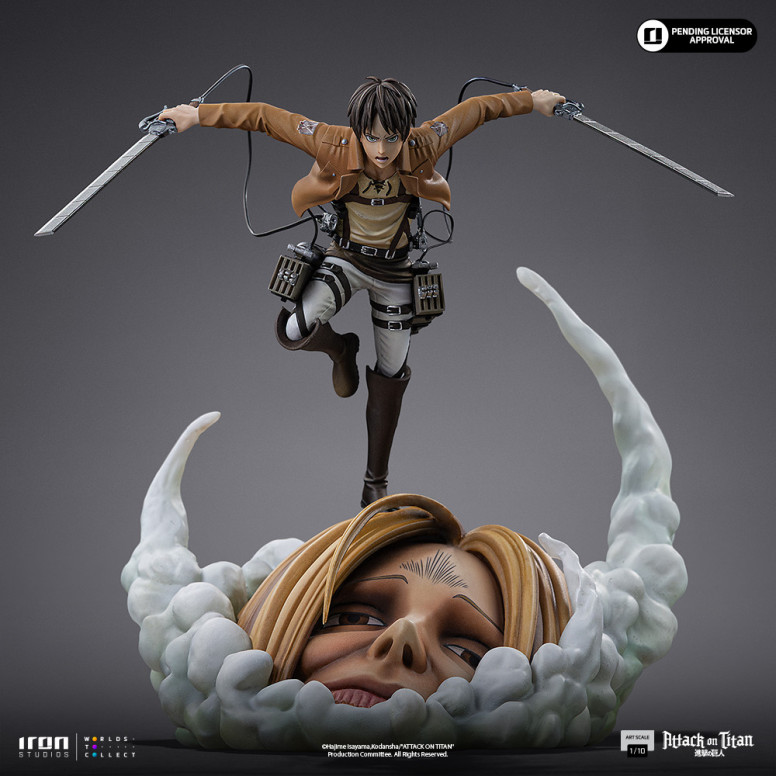 Iron Studios - Attack on Titan - Eren Yeager Art Scale 1/10 - elAtaque a los Titanes