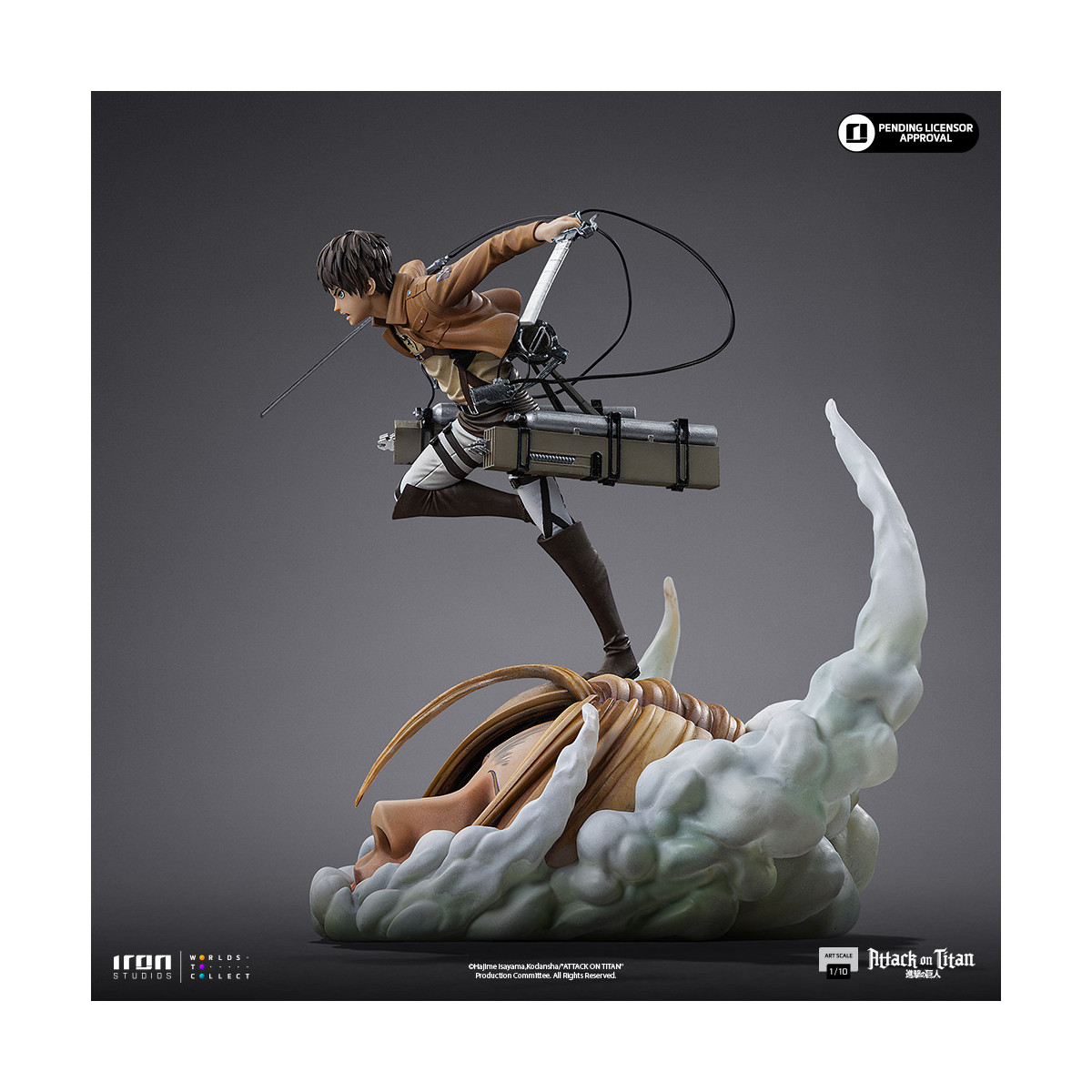 Iron Studios - Attack on Titan - Eren Yeager Art Scale 1/10 - elAtaque a los Titanes