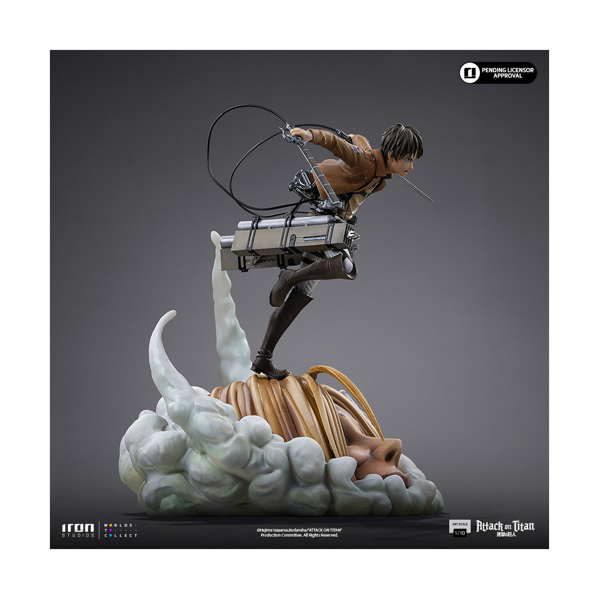 Iron Studios - Attack on Titan - Eren Yeager Art Scale 1/10 - elAtaque a los Titanes