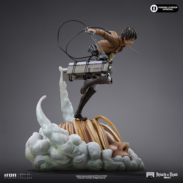Iron Studios - Attack on Titan - Eren Yeager Art Scale 1/10 - elAtaque a los Titanes