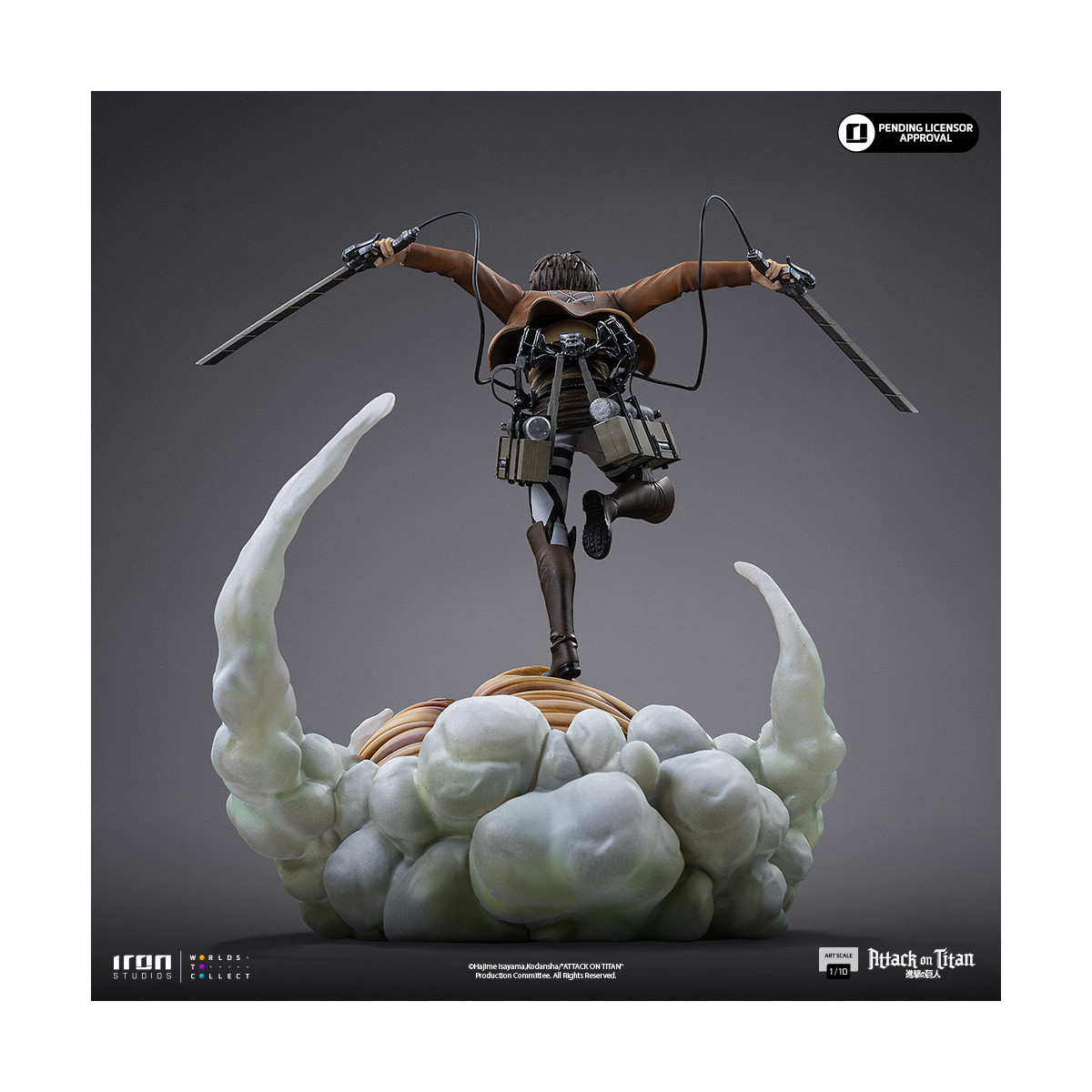 Iron Studios - Attack on Titan - Eren Yeager Art Scale 1/10 - elAtaque a los Titanes