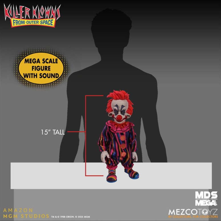 Mezco - Les Clowns tueurs venus d'ailleurs - Mega Scale RUDY - Mega Designer Serie Killer Klowns from Outer Space