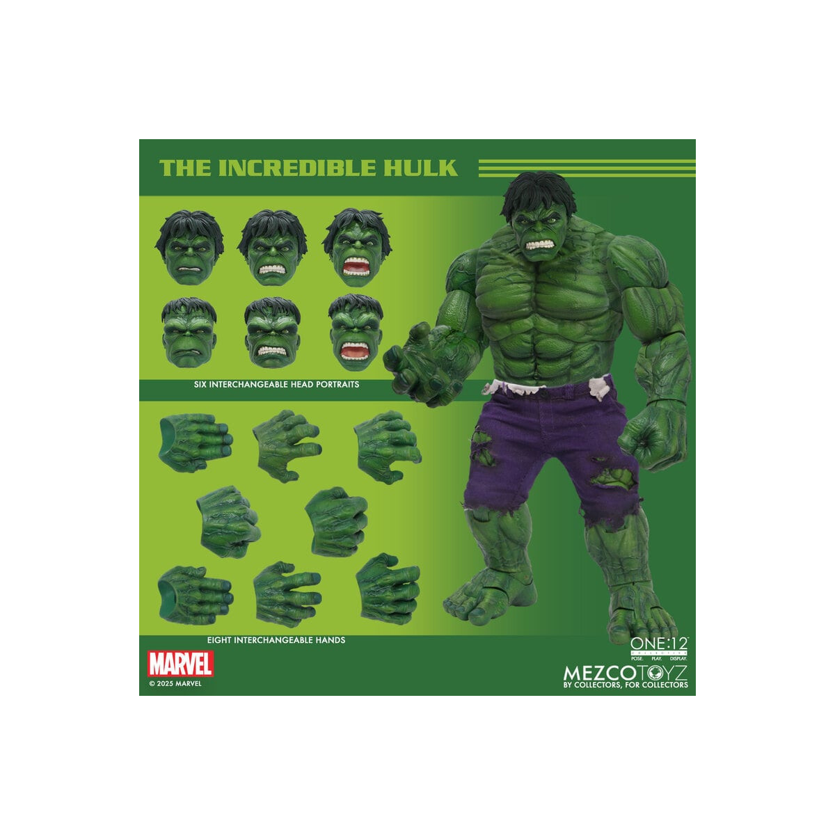 Mezco One 12 Marvel - Lo increíble Hulk