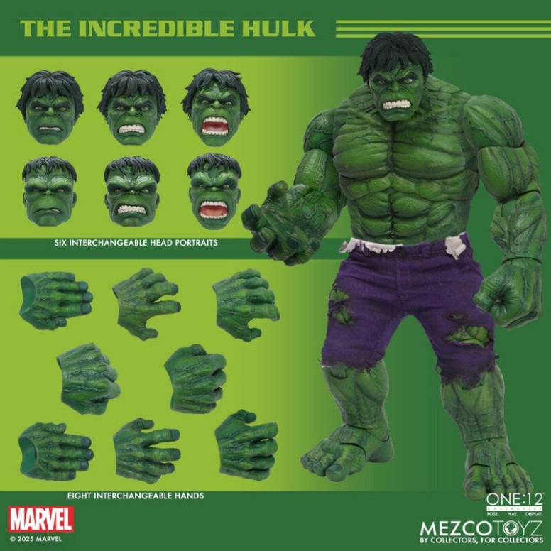 Mezco One 12 Marvel - Lo increíble Hulk