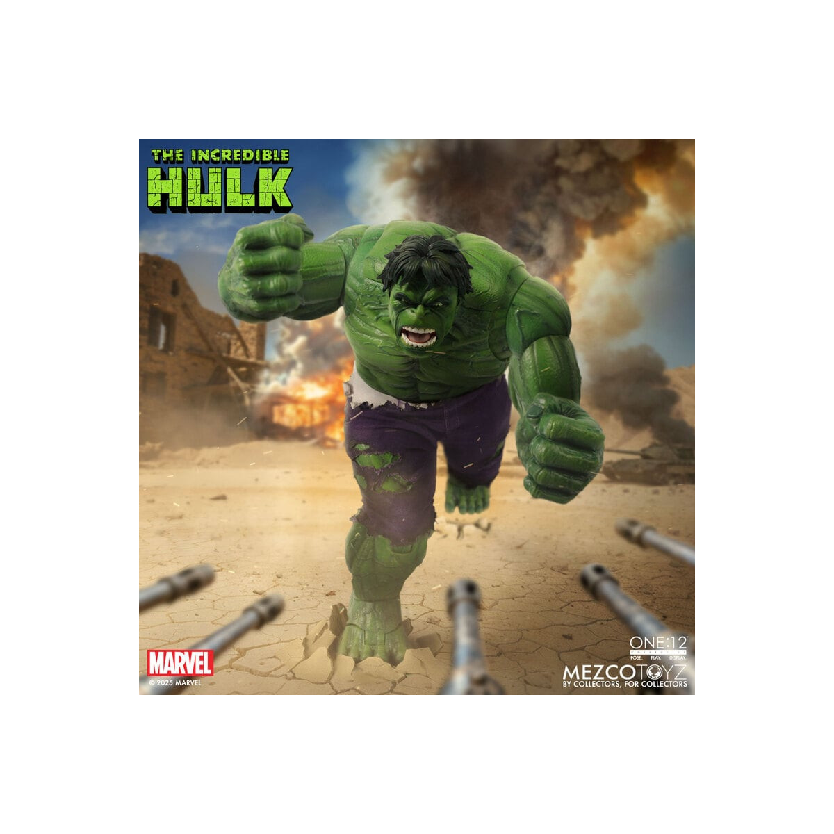 Mezco One 12 Marvel - Lo increíble Hulk