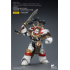JoyToy - White Scars - Legion Praetor en Cataphractii Terminator Armadura con Cyber Hawk, Chogorian espada y combi-melta 1/18