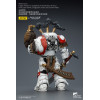 JoyToy - White Scars - Legion Praetor en Cataphractii Terminator Armadura con Cyber Hawk, Chogorian espada y combi-melta 1/18