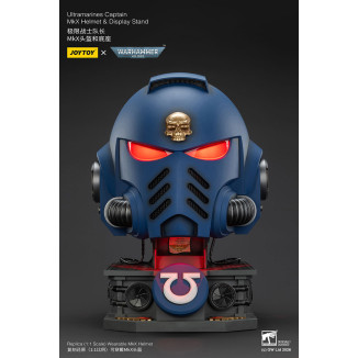 JoyToy - Ultramarines Capitán MkX Casco y Expositor 1/1